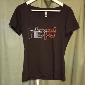 Black Interpol concert t-shirt